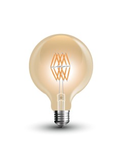 Żarówka Dekoracyjna LED FILAMENT VT-2019 8W E27 G95 2200K 800lm A+ 300st. 7145