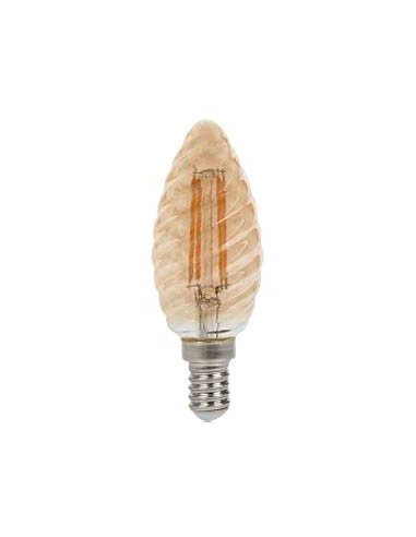 Żarówka Dekoracyjna LED FILAMENT VT-1948 4W E14 CANDLE 2200K 350lm A+ 300st. 7115