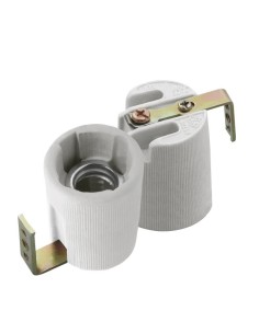 Oprawka ceramiczna HLDR-E14-F z blaszką Kanlux 02173 - hurtownia elektryczna Amper.pl