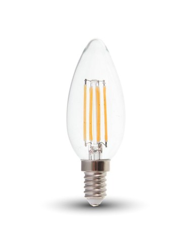 Żarówka dekoracyjna LED FILAMENT VT-1986 4W E14 A67 4000K 400lm A+ 300st. 4413