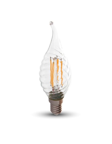 Żarówka Dekoracyjna LED FILAMENT VT-1995 4W E14 CANDLE 2700K 400lm A+ 300st. 4308