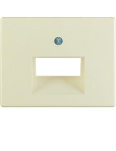 Arsys Płytka czołowa do gniazda przyłączeniowego UAE 2-krotnego, kremowy 14090002 Berker Hager