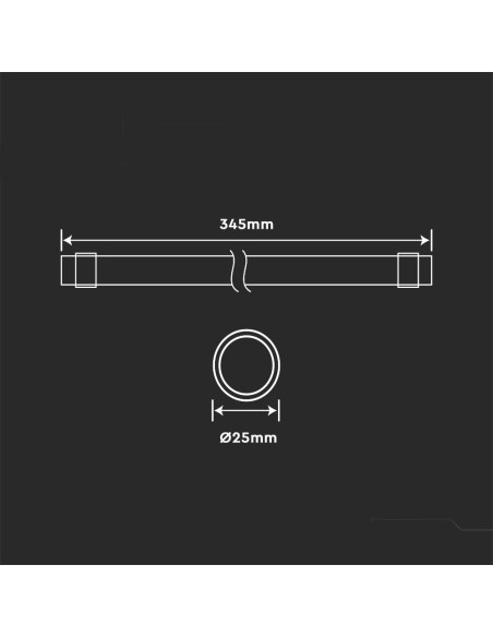 Żarówka LED VT-224 SAMSUNG CHIP 24W E27 F200 3000K 1900lm A+ 120st. 216