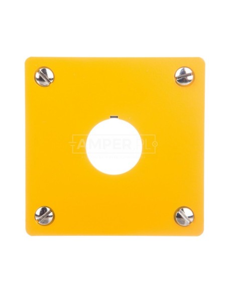 Płyta czołowa do montażu podtynkowego 1-otwór (żółta) 22mm M22-EY1 216542