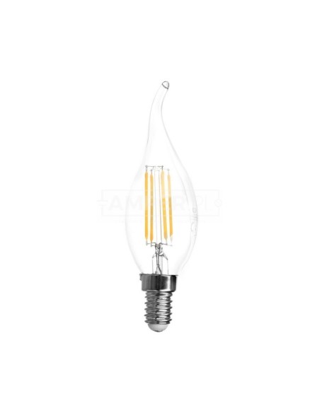 Żarówka LED FILAMENT świeczka C35L ciepła biała E14 4W 220-240V 50-60hz 360 stopni 400lm 35mA LD-C35FL4-30L