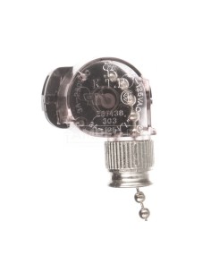 Wyłącznik pociągany z łańcuszkiem złoty WC-1/ZŁOTY