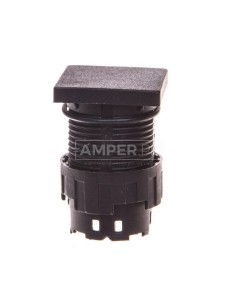 Zaślepka 18x18mm czarna IP65 Q18BS 037985