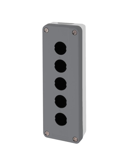 Pokrywa ciemnoszara z jasnoszarą podstawą, 5 otworów, UL/CSA certyfikowany XALD05H7