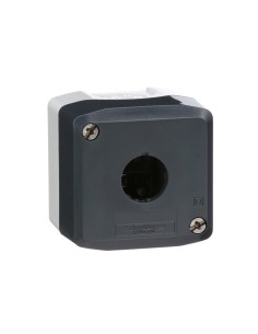 Pokrywa ciemnoszara z jasnoszarą podstawą, 1 otwór, UL/CSA certyfikowany XALD01H7