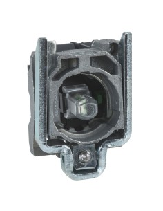 Zestaw świetlny biały z korpusem/kołnierzem mocującym zinteg. LED 24V 1NO+1NC ZB4BW0B15