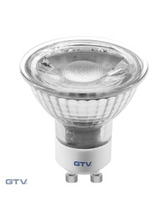 Żarówka LED GU10 5W 400lm 38st. biała zimna GTV LD-SZ5010-64 - hurtownia elektryczna Amper.pl