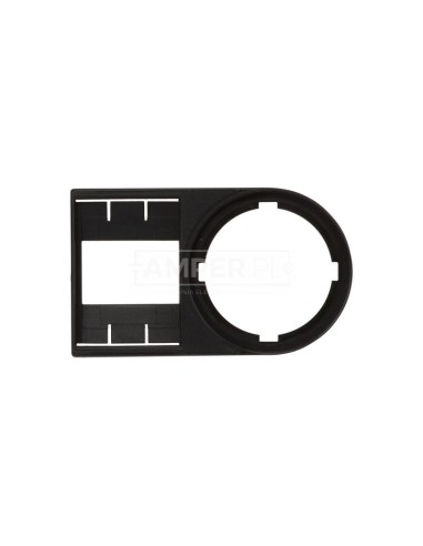 Tabliczka opisowa 50x30mm czarna prostokątna bez etykiety M22S-ST-X 216392 /25szt./