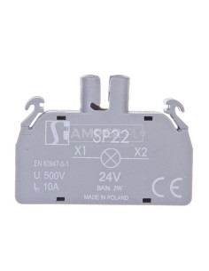 Oprawka lampki żarówka BA9s 24V AC/DC bez lampki SP22-1435\R03