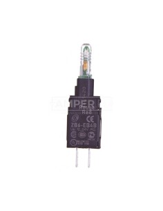 Korpus LED czerwony 12-24V AC/DC ZB6EB4B