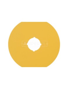 Tabliczka opisowa żółta okrągła fi90 bez nadruku M22-XAK 216464