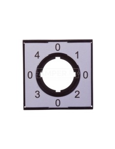 Tabliczka opisowa aluminium kwadratowa 0-1-0-2-0-3-0-4 M22-XCK2 279435
