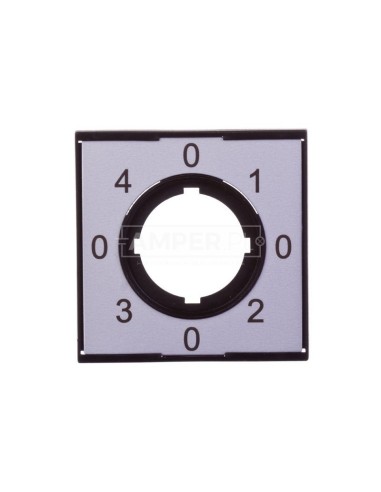 Tabliczka opisowa aluminium kwadratowa 0-1-0-2-0-3-0-4 M22-XCK2 279435