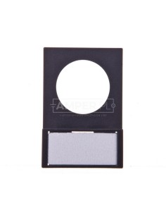 Ramka opisowa czarna prostokątątna bez nadruku Q25TS-02 046185