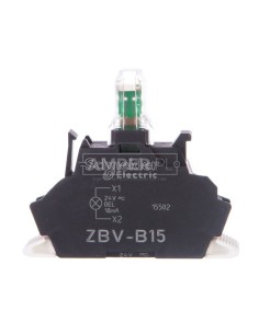 Oprawka z LED biała 24V AC/DC z łącznikiem ZBVB15