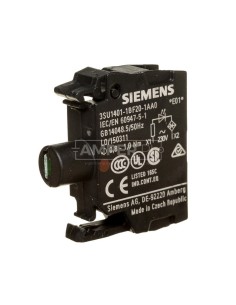 Oprawka z LED czerwona 230V AC montaż czołowy Sirius ACT 3SU1401-1BF20-1AA0