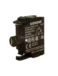 Oprawka z LED biała 24V AC/DC montaż czołowy Sirius ACT 3SU1401-1BB60-1AA0