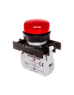 Lampka sygnalizacyjna 12-30V AC/DC czerwona T0-B060XK