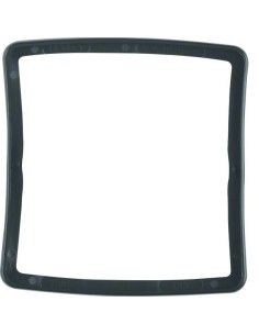 Arsys Pierścień uszczelniający, do montażu ściśle przylegającego do ściany, urządzeń podtynkowych, czarny 105600 Berker Hager