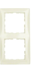 S.1 Ramka 2-krotna, kremowy, połysk  10128982 Berker Hager
