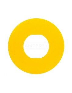 Tabliczka opisowa żółta okrągła fi60 bez opisu ZBY9101