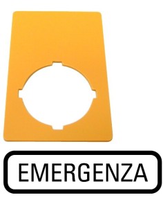 Szyld opisowy do przyciskó M22-PV... /EMERGENZA/ M22-XZK-I99 216474