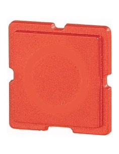 Wkładka przycisku 16mm płaska czerwona bez opisu 04TQ18 087834