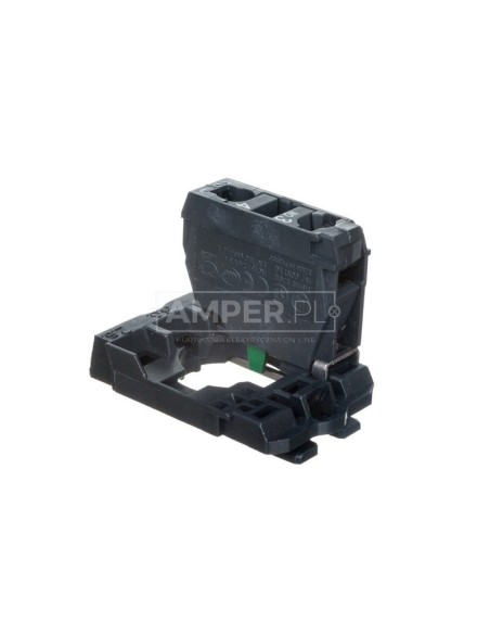 Pojedynczy blok styków 1Z 0R z korpusem/kołnierzem mocującym ZB5AZ101