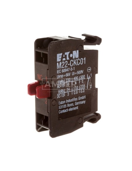 Styk pomocniczy 1R montaż w podłodze M22-CKC01 216387