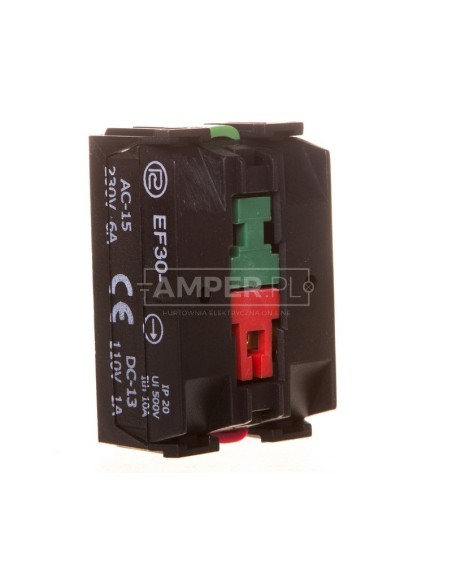 Styk pomocniczy 1Z 1R montażowy w podłodze W0-ŁEF-XY+WKRĘTY