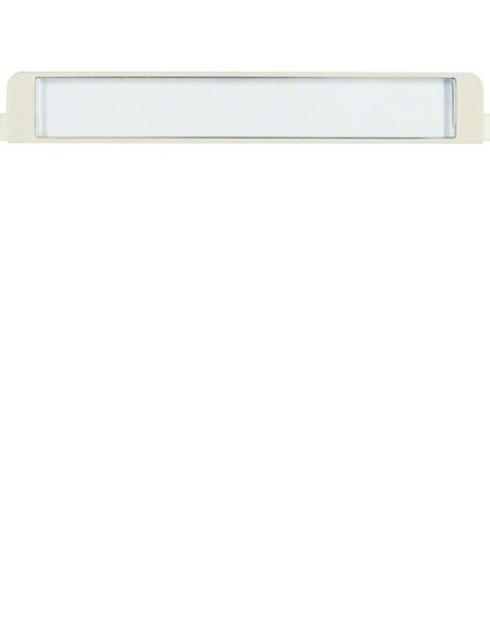 B.Kwadrat Pole opisowe do montażu w pierścieniu oddzielającym, kremowy 19050002 Berker Hager