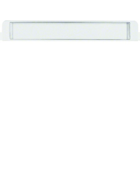 B.Kwadrat Pole opisowe do montażu w pierścieniu oddzielającym, biały 19050069 Berker Hager