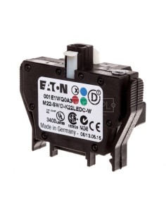 Styk pomocniczy 2P z diodą LED białą montaż czołowy SmartWire-DT 116009