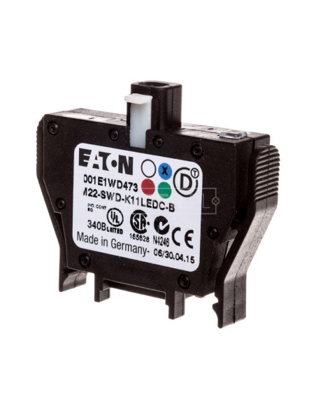 Styk pomocniczy 1P z diodą LED niebieską montaż czołowy SmartWire-DT 116004