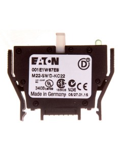 Styk pomocniczy 2P montaż czołowy SmartWire-DT 115996