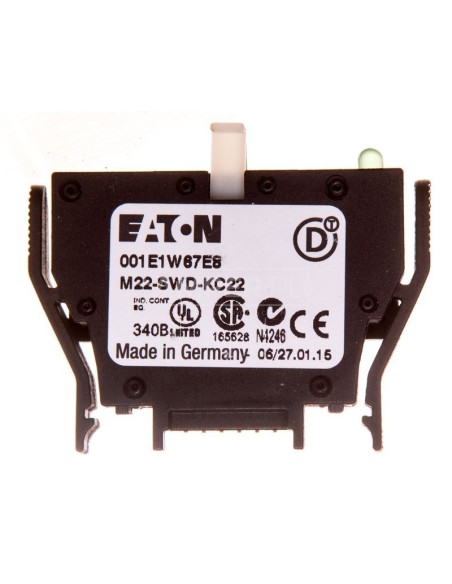 Styk pomocniczy 2P montaż czołowy SmartWire-DT 115996