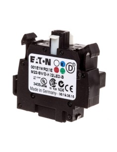 Styk pomocniczy 2P z diodą LED niebieską montaż czołowy SmartWire-DT 115979