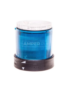 Moduł światła ciągłego niebieski 24V AC/DC LED XVBC2B6