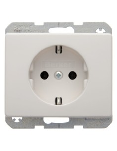 Arsys Gniazdo SCHUKO, biały  47150069 Berker Hager