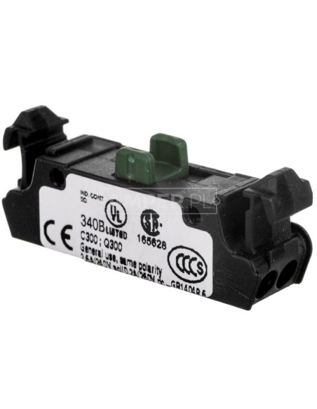 Styk pomocniczy płaski 1R montaż czołowy M22-FK01 180791 M22-FK01 180791