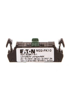 Styk pomocniczy płaski 1Z montaż czołowy M22-FK10 180792