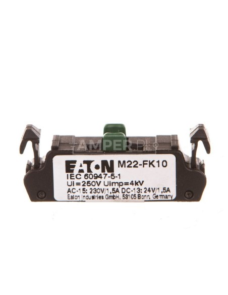 Styk pomocniczy płaski 1Z montaż czołowy M22-FK10 180792