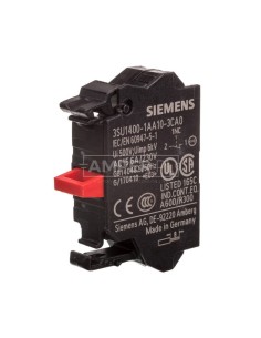 Blok styków 1R montaż czołowy przyłącze sprężynowe Sirius ACT 3SU1400-1AA10-3CA0