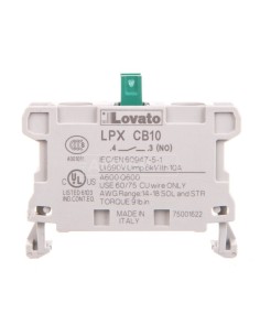 Zestyk 1Z do serii Platinum zaciski śrubowe, montaż na tylnej ścianie LPXCB10