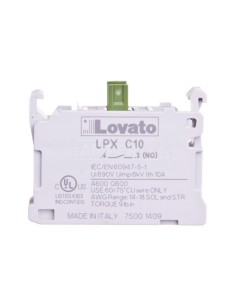 Styk pomocniczy 1Z montaż od góry LPXC10