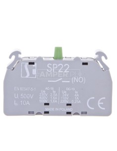 Styk pomocniczy 1Z montaż czołowy SP22\10-2
